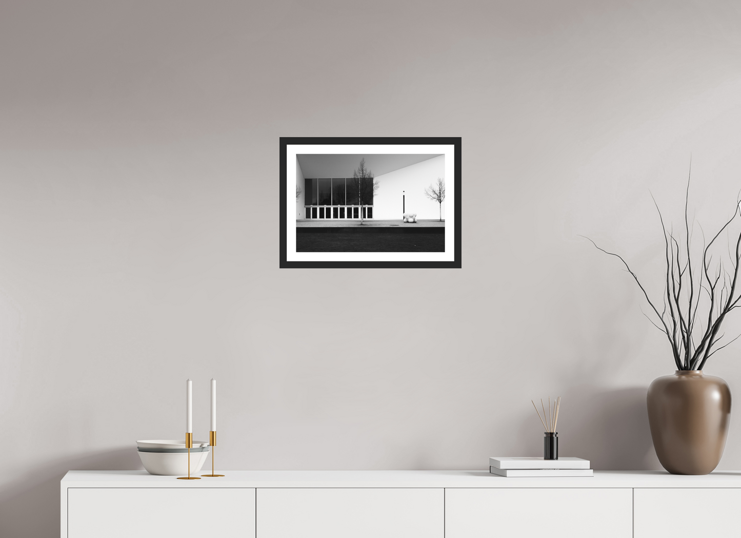 Vanishing - Schwarzweiß-Architekturfotografie - Hochwertiger Abzug in Galeriequalität