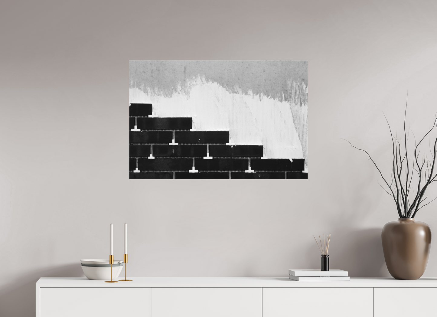 Steps - Abstrakte Schwarzweiß-Fotografie, Naheinstellung - Hochwertiger Abzug in Galeriequalität