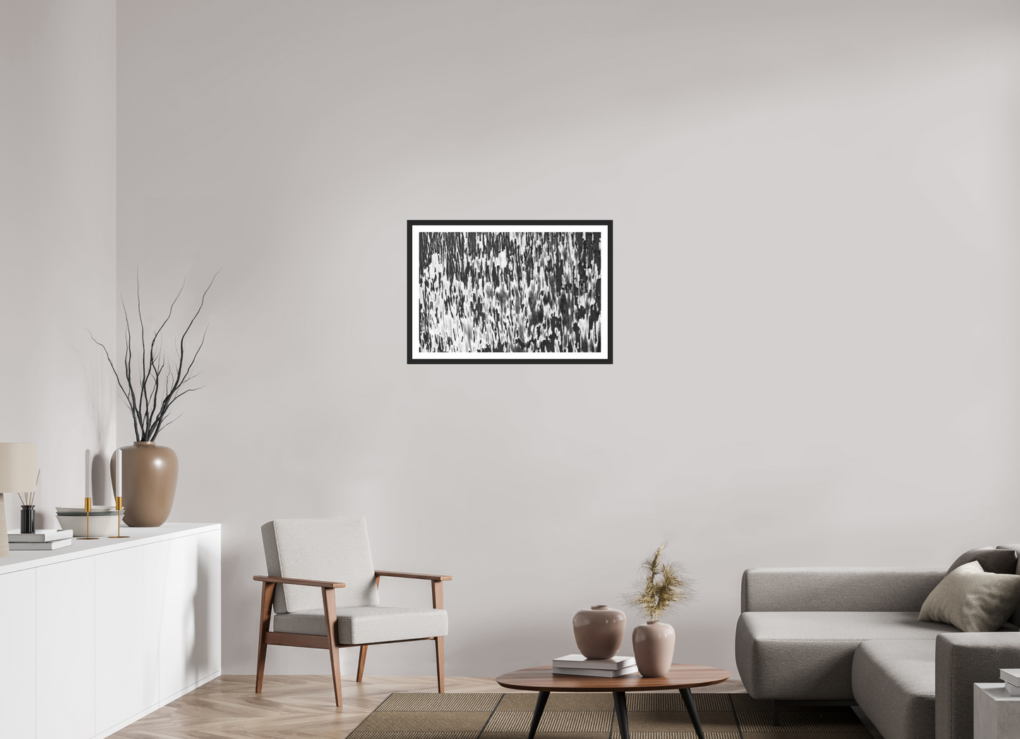 Chipping - Abstrakte Schwarzweiß-Fotografie, Nahaufnahme - Hochwertiger Abzug in Galeriequalität
