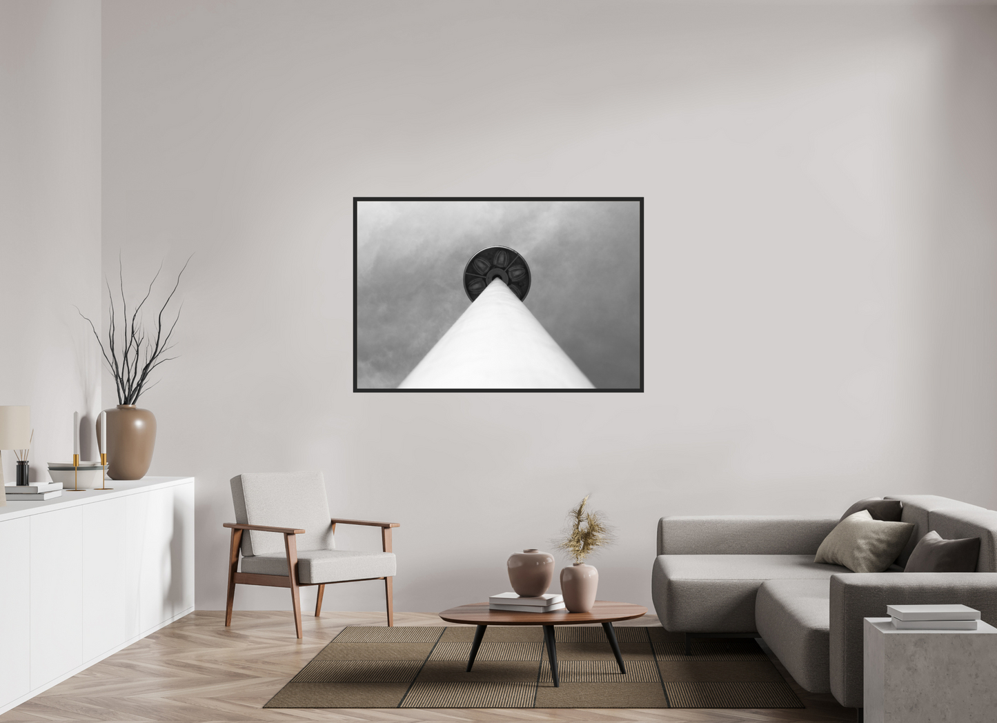 Nail - Abstrakte Schwarzweiß-Fotografie, Naheinstellung - Hochwertiger Abzug in Galeriequalität