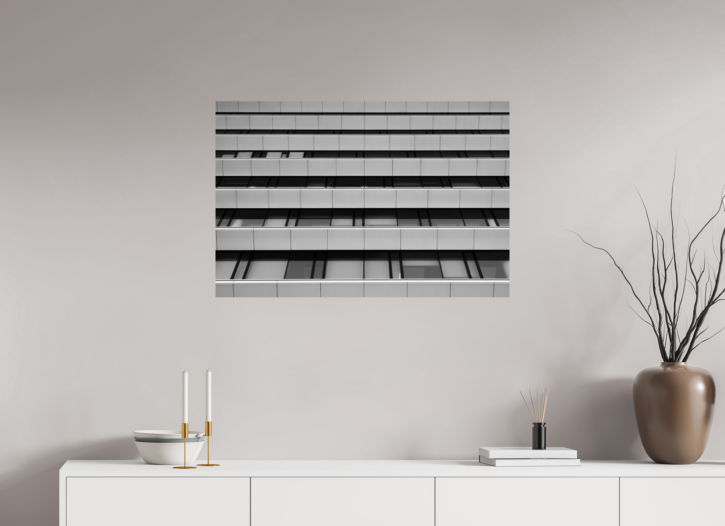 Ledges - Schwarzweiß-Architekturfotografie - Hochwertiger Abzug in Galeriequalität