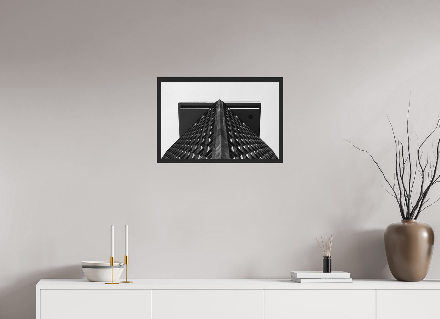 Tabletop - Schwarzweiß-Architekturfotografie - Hochwertiger Abzug in Galeriequalität