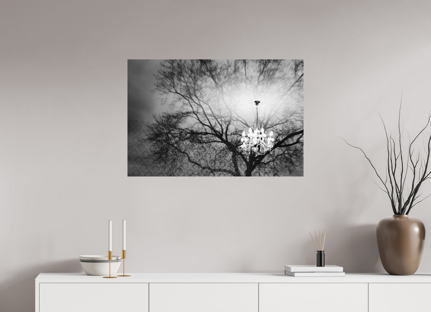 Illusion - Abstrakte Schwarzweiß-Fotografie - Hochwertiger Abzug in Galeriequalität