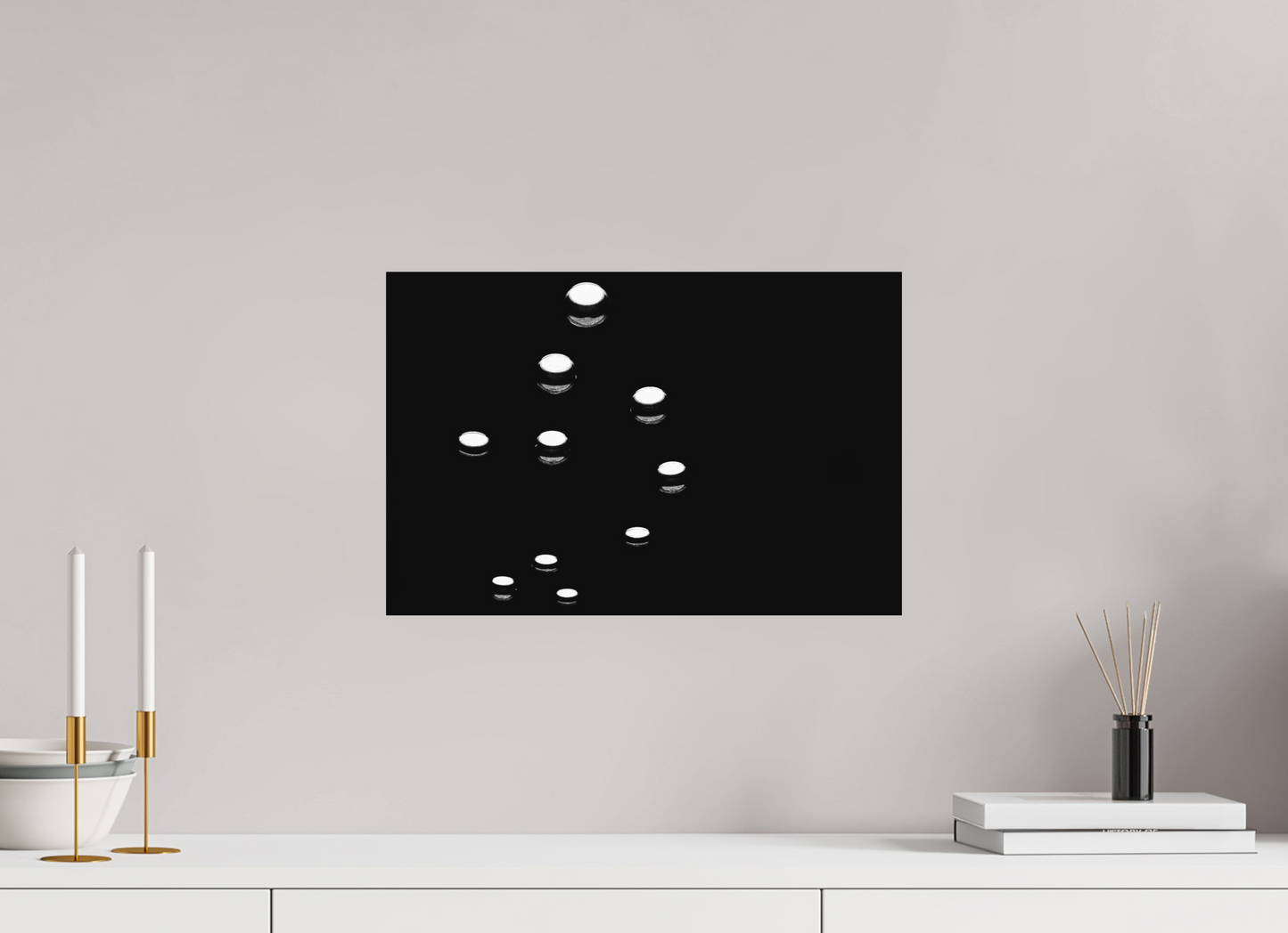 Fleet - Abstrakte Schwarzweiß-Fotografie - Hochwertiger Abzug in Galeriequalität