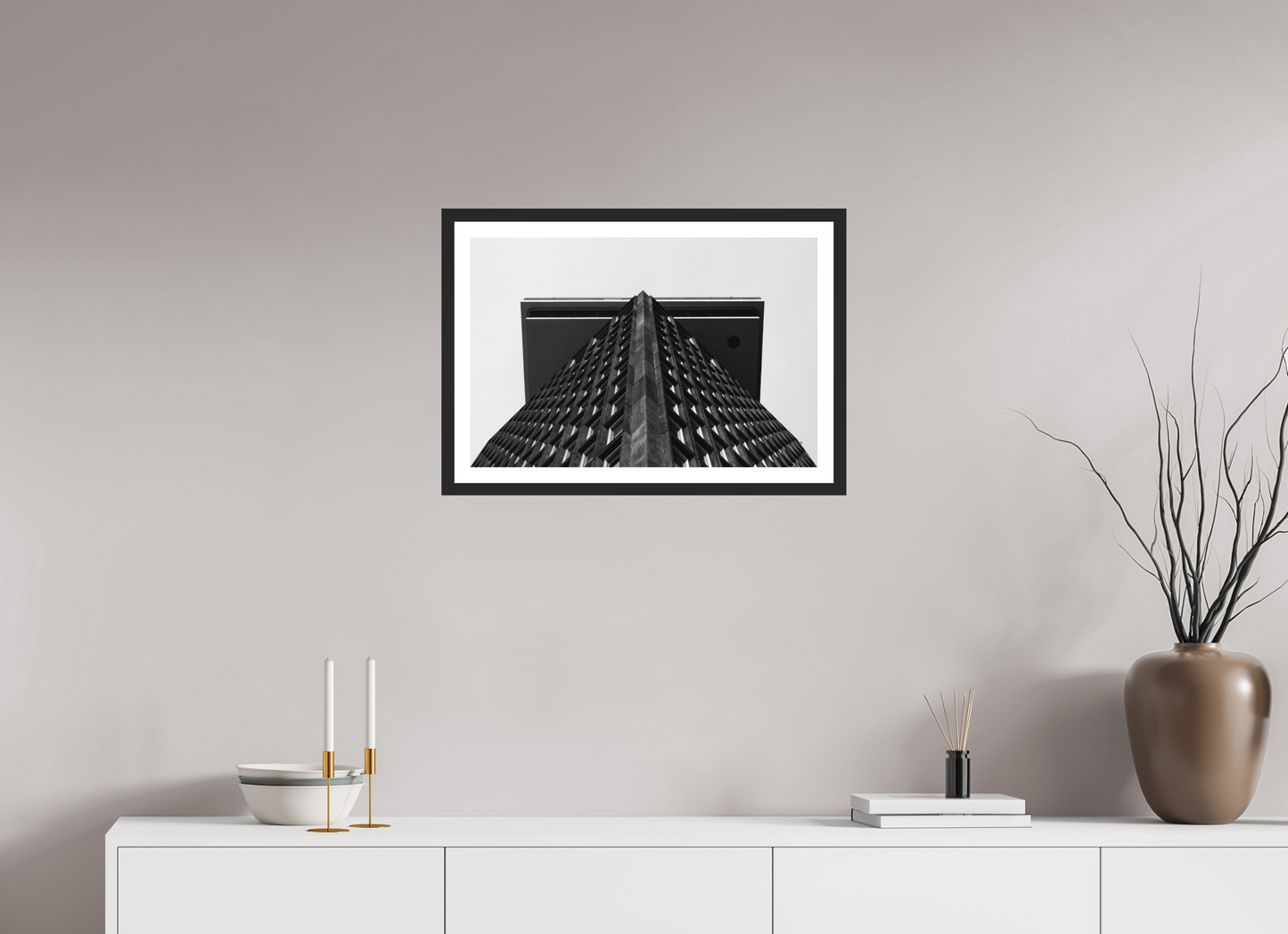 Tabletop - Schwarzweiß-Architekturfotografie - Hochwertiger Abzug in Galeriequalität