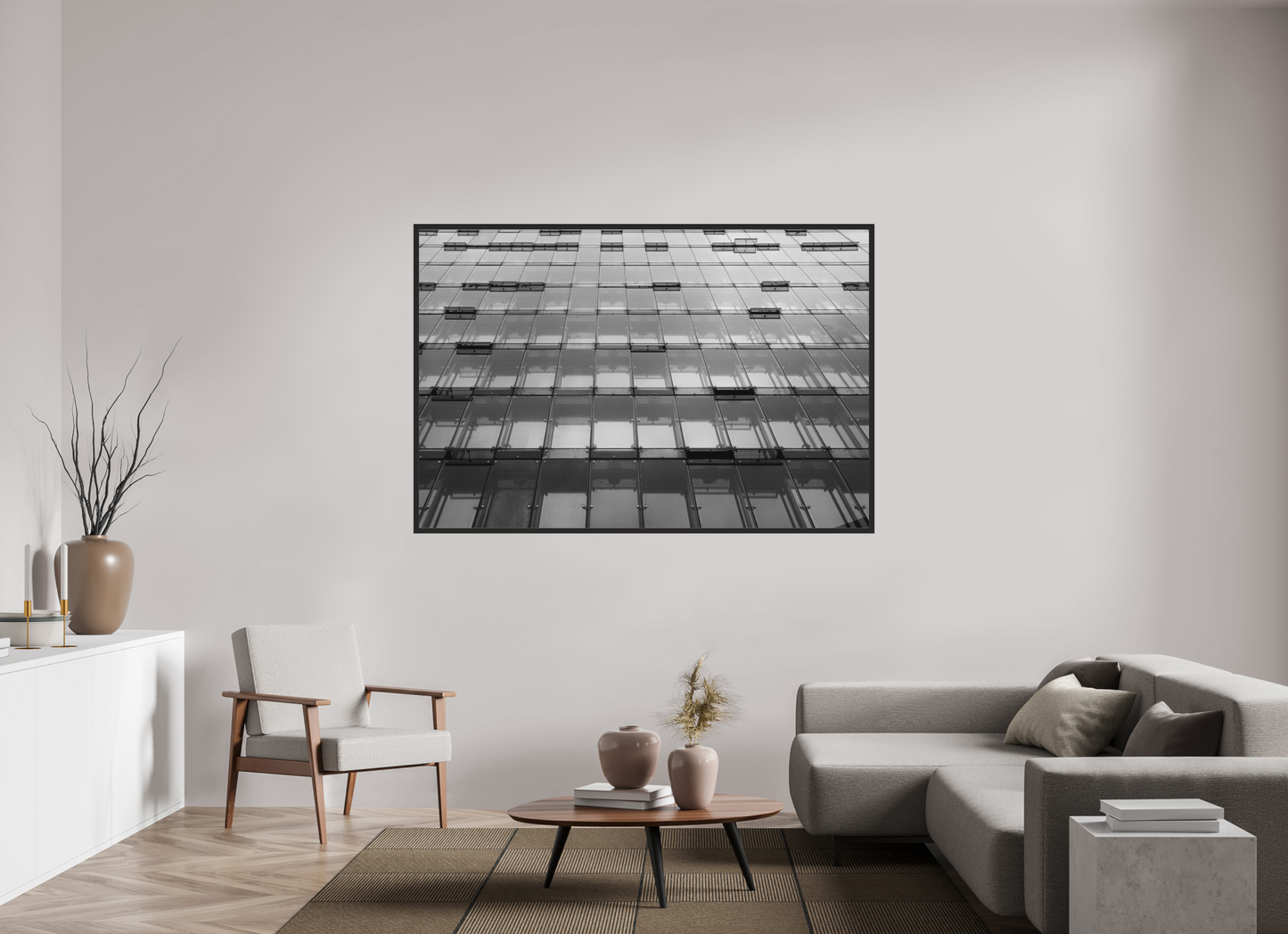 Airbrakes - Schwarzweiß-Architekturfotografie - Hochwertiger Abzug in Galeriequalität