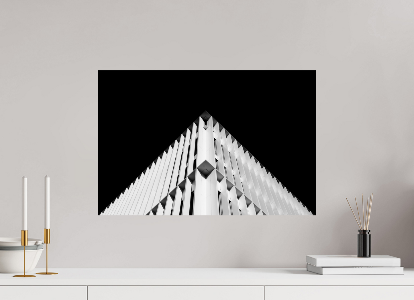 Radiator - Schwarzweiß-Architekturfotografie - Hochwertiger Abzug in Galeriequalität