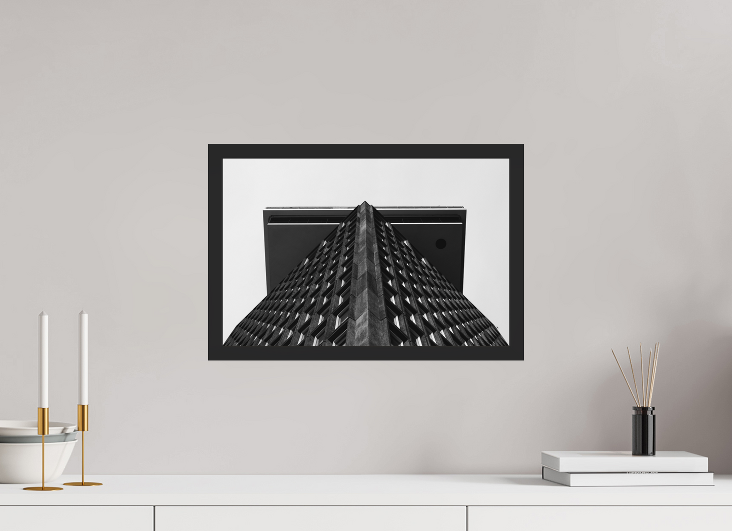Tabletop - Schwarzweiß-Architekturfotografie - Hochwertiger Abzug in Galeriequalität