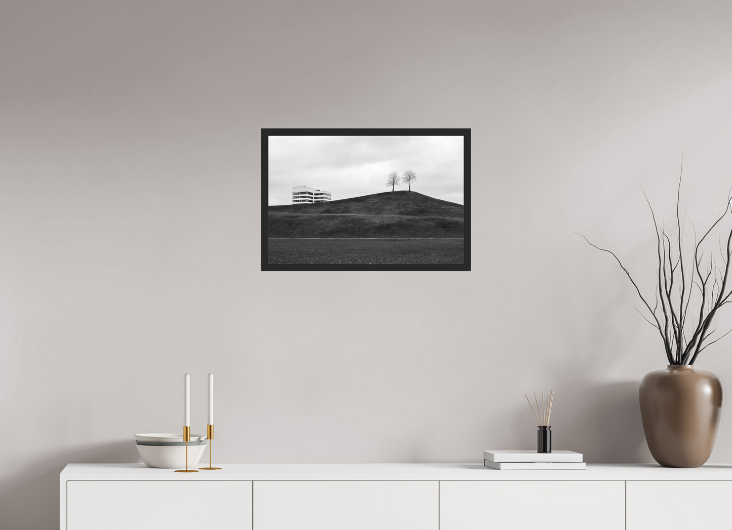 Wave - Schwarzweiß-Fotografie - Hochwertiger Abzug in Galeriequalität