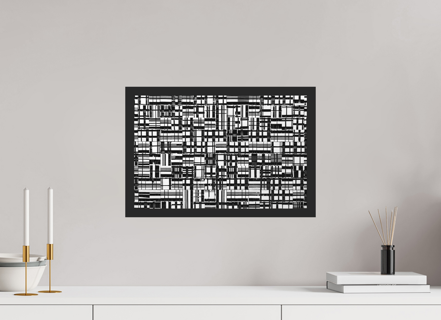 Chaos - Abstrakte Schwarzweiß-Fotografie - Hochwertiger Abzug in Galeriequalität