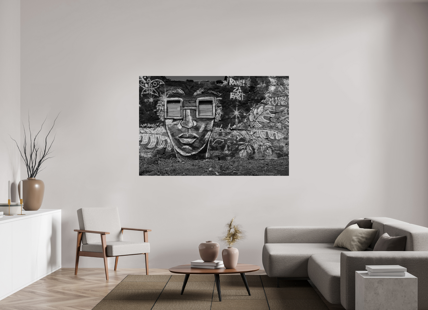 180 x 120 cm, Ilford Photo Print Shades - Schwarzweiß-Fotokunst - Hochwertiger Abzug in Galeriequalität