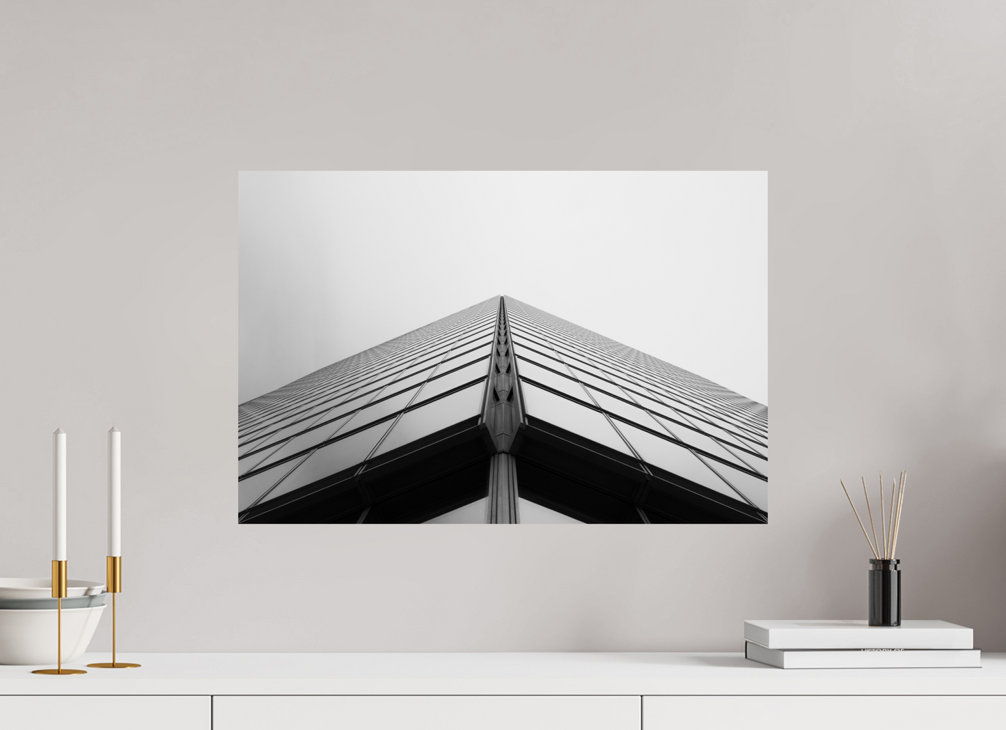 Peak - Schwarzweiß-Architekturfotografie - Hochwertiger Abzug in Galeriequalität