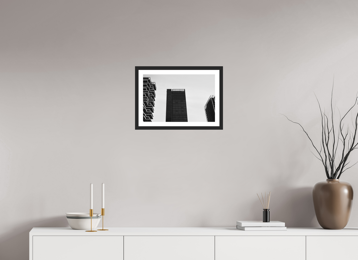 Trium - Black and White Architectural Fine Art Photography - High-Quality Print
