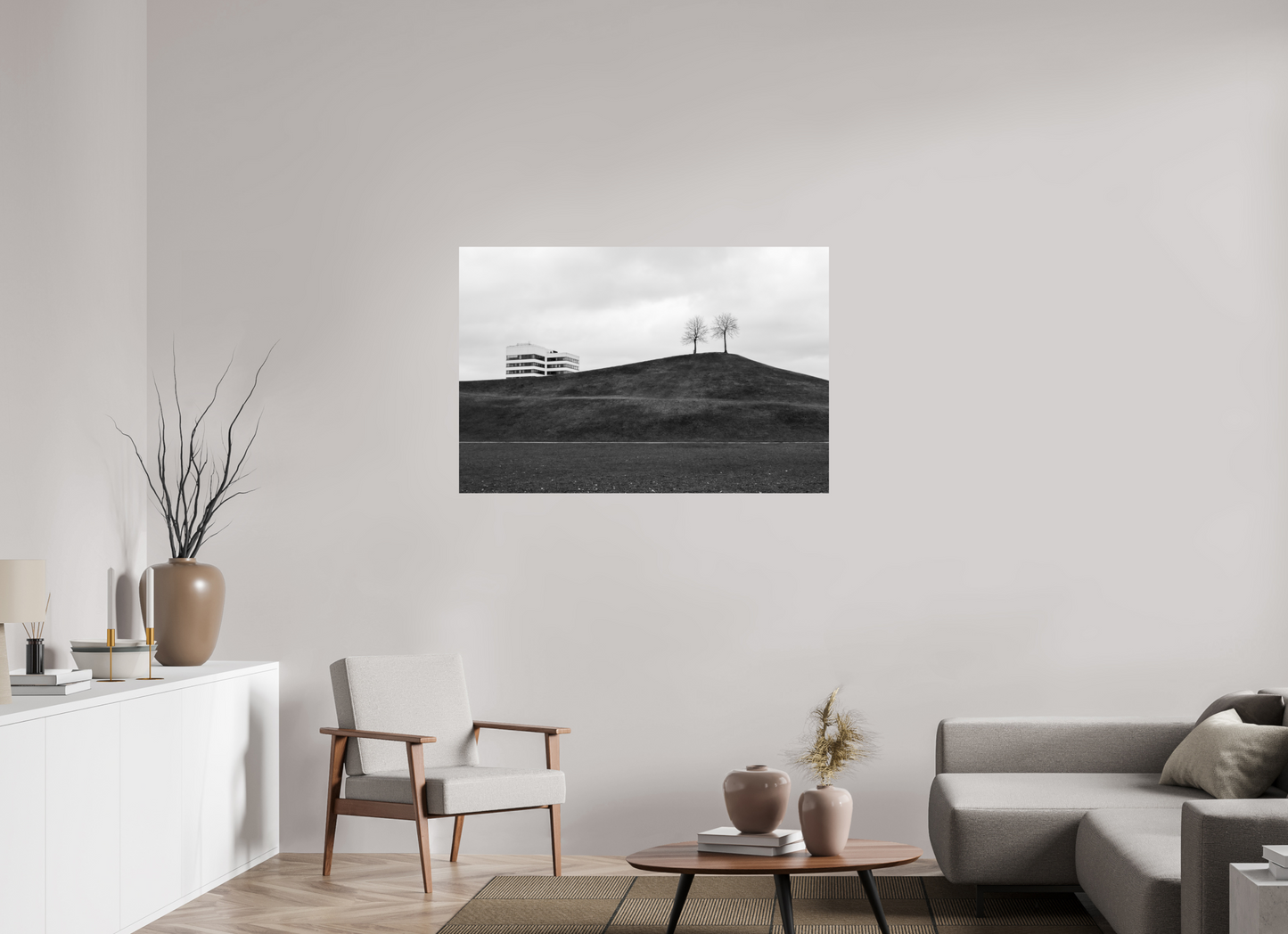 Wave - Schwarzweiß-Fotografie - Hochwertiger Abzug in Galeriequalität