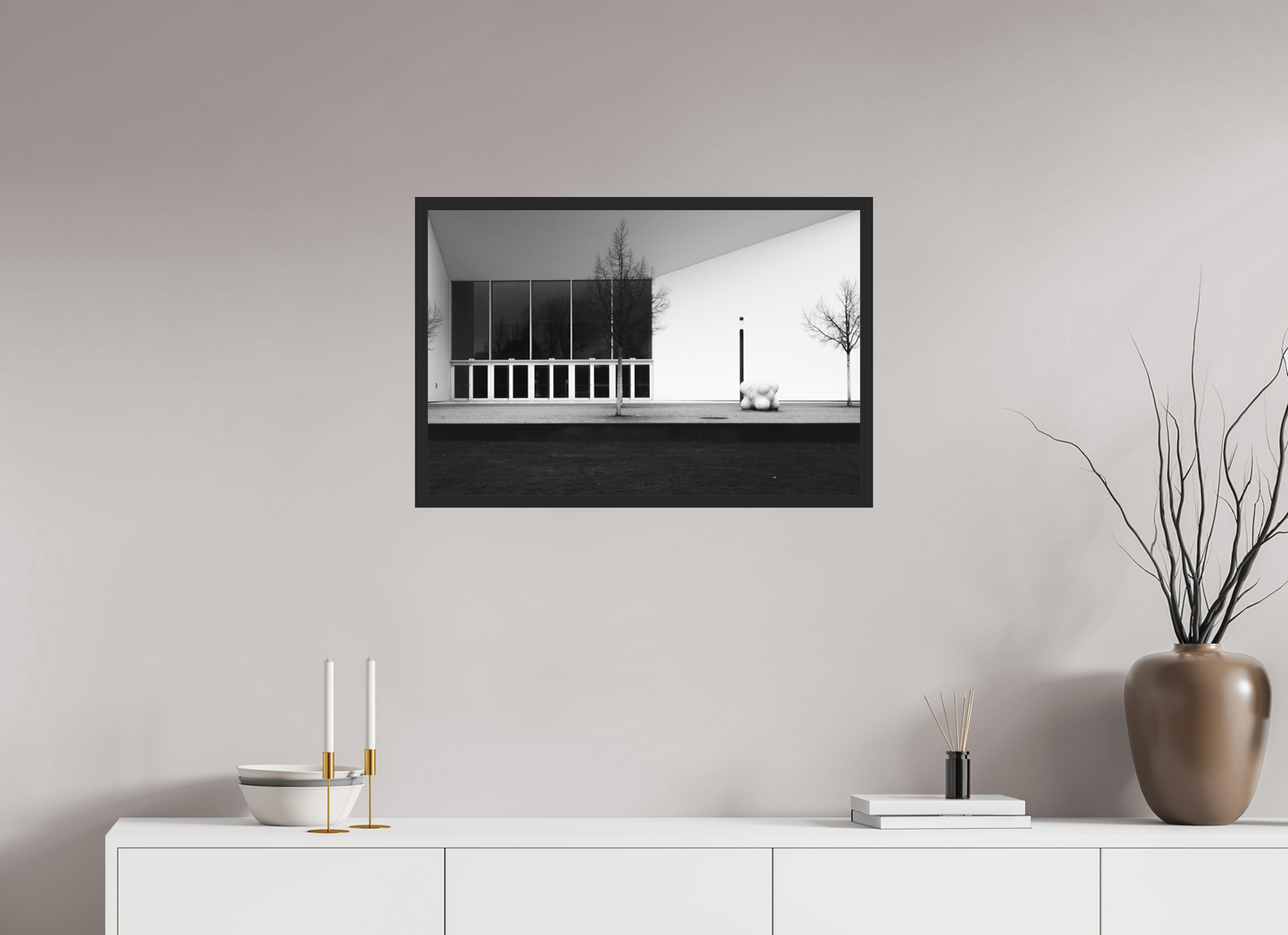 Vanishing - Schwarzweiß-Architekturfotografie - Hochwertiger Abzug in Galeriequalität