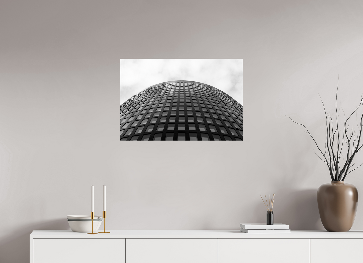Barrel II - Schwarzweiß-Architekturfotografie - Hochwertiger Abzug in Galeriequalität