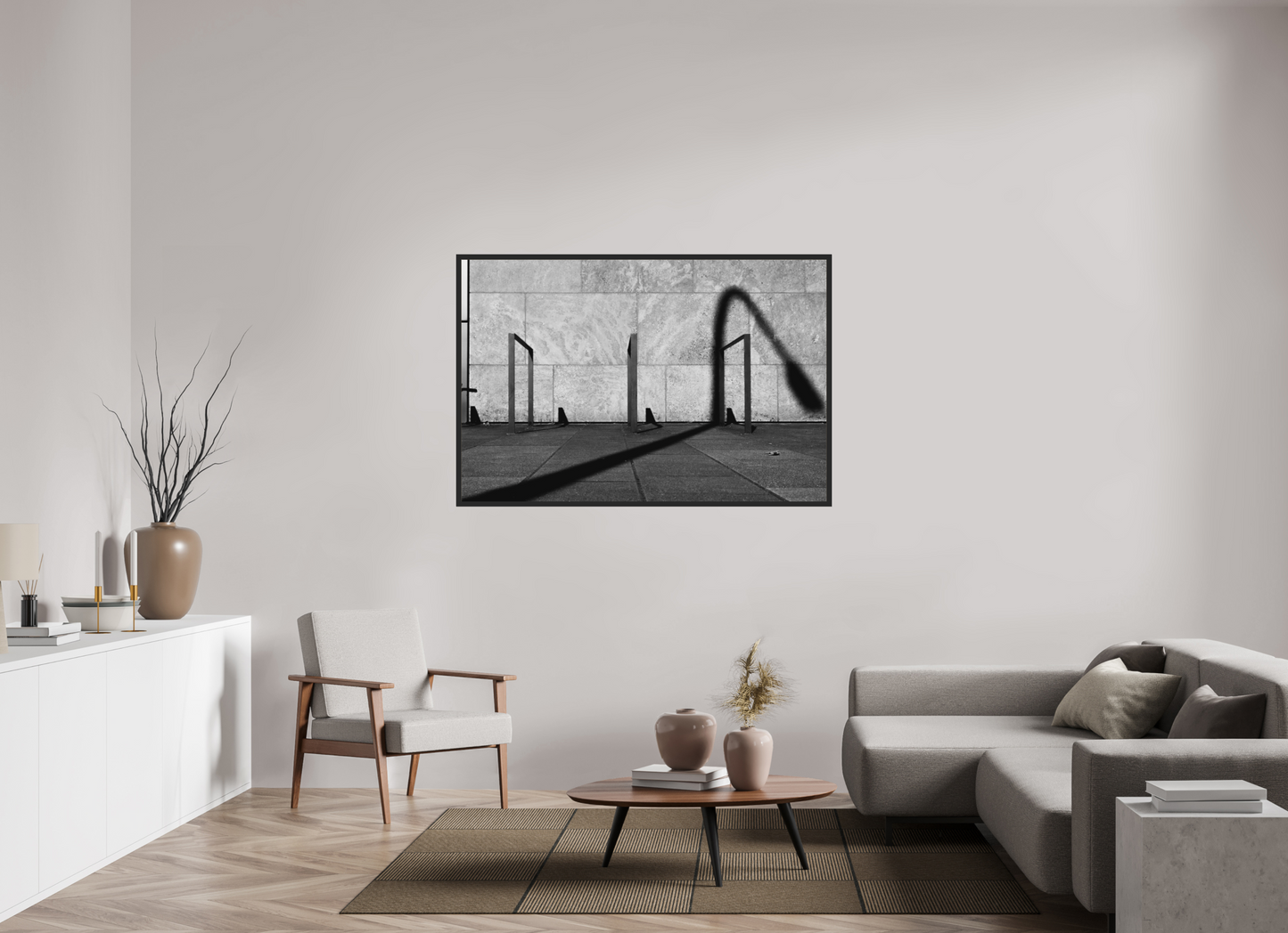 Bow - Abstrakte Schwarzweiß-Fotografie - Hochwertiger Abzug in Galeriequalität