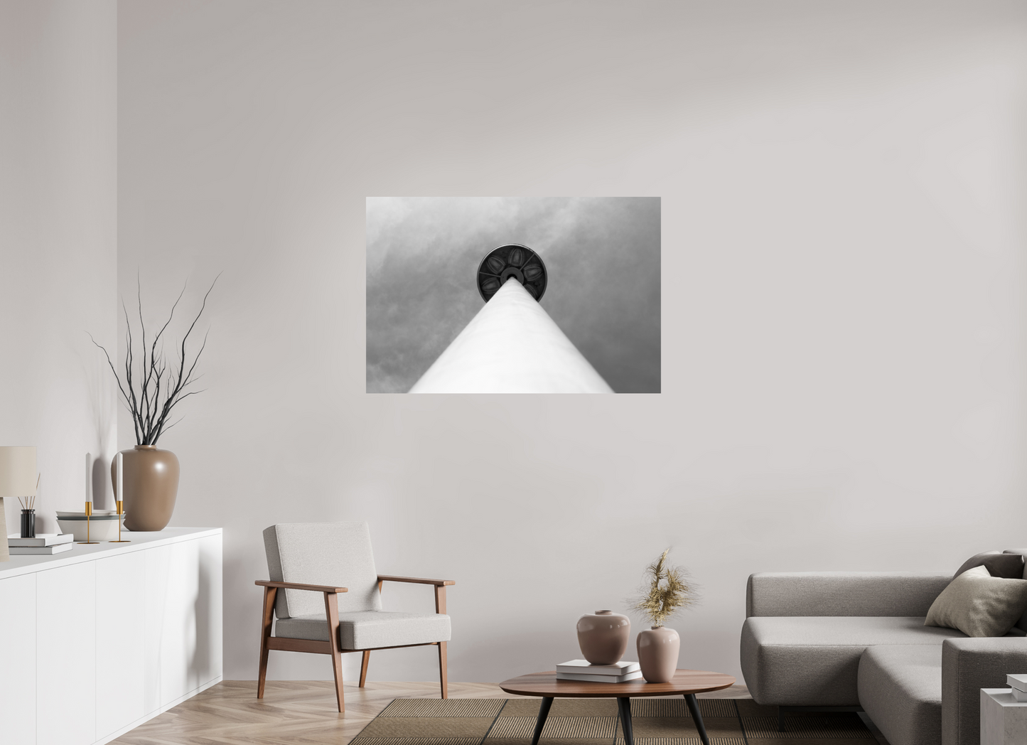 Nail - Abstrakte Schwarzweiß-Fotografie, Naheinstellung - Hochwertiger Abzug in Galeriequalität