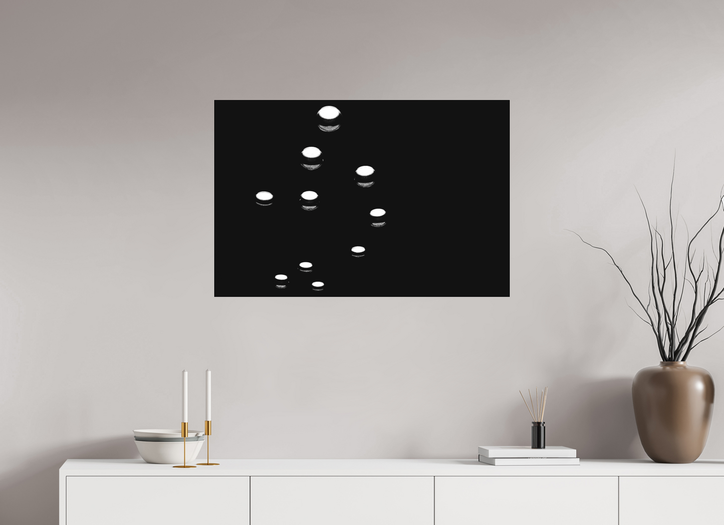 Fleet - Abstrakte Schwarzweiß-Fotografie - Hochwertiger Abzug in Galeriequalität