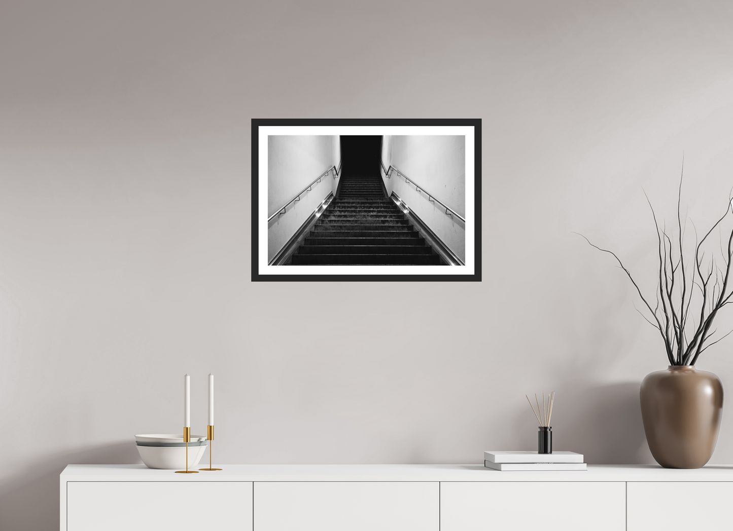 Abyss - Schwarzweiß-Nachtfotografie - Hochwertiger Abzug in Galeriequalität