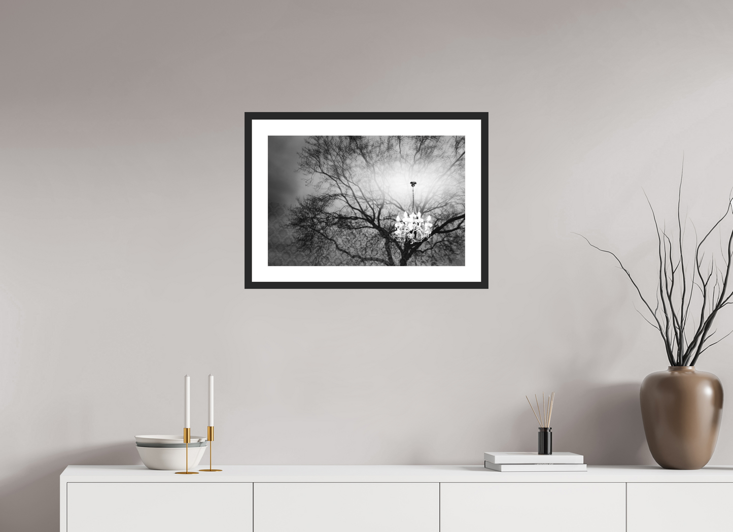 Illusion - Abstrakte Schwarzweiß-Fotografie - Hochwertiger Abzug in Galeriequalität
