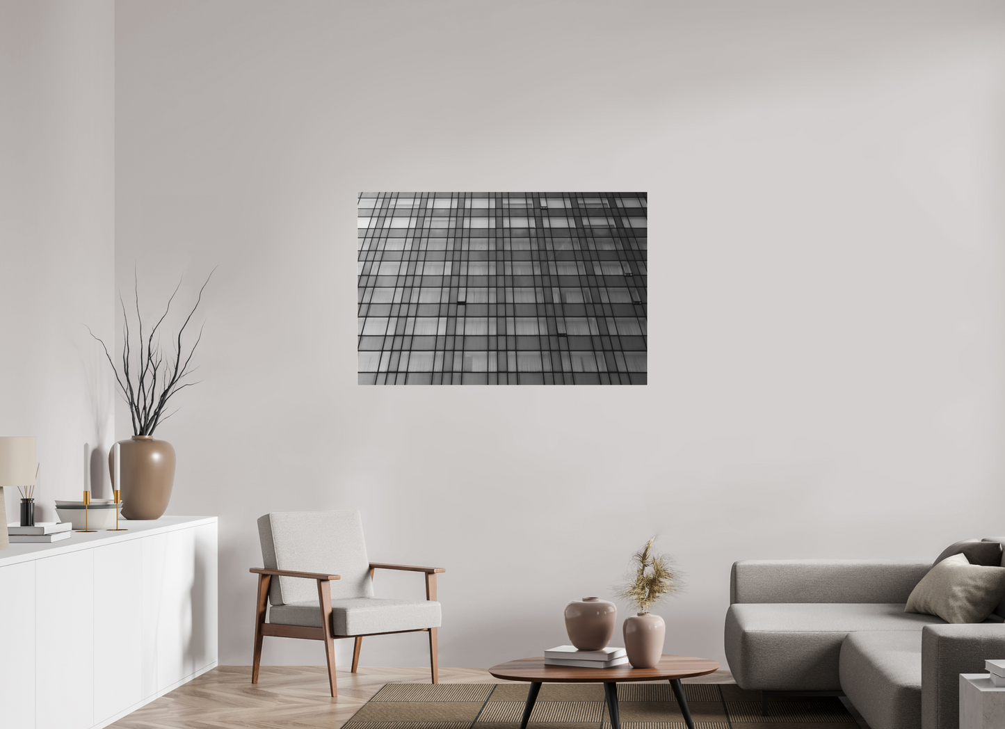 Grid VII - Schwarzweiß-Architekturfotografie - Hochwertiger Abzug in Galeriequalität