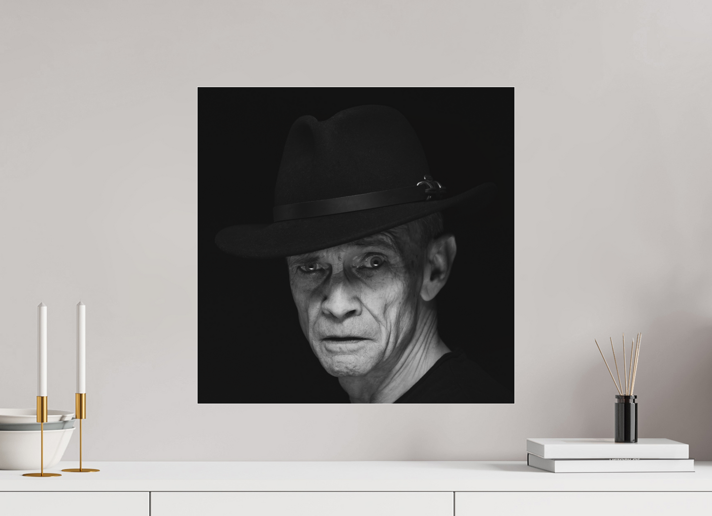 Showdown - Schwarzweiß-Fotografie, Portrait - Hochwertiger Abzug in Galeriequalität