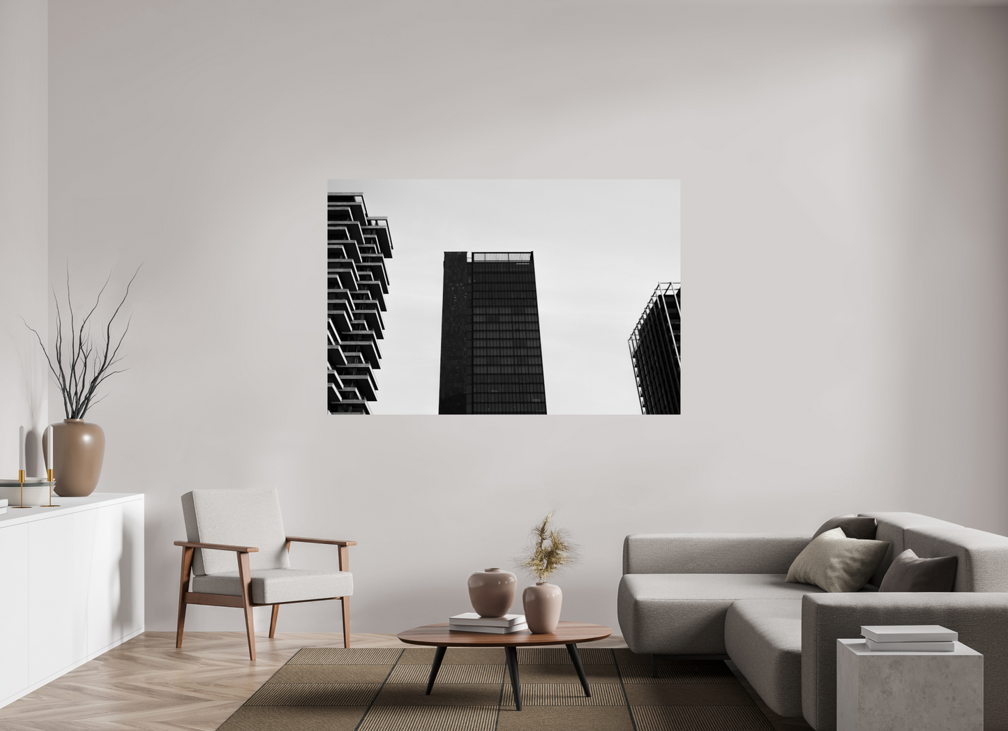 Trium - Black and White Architectural Fine Art Photography - High-Quality Print