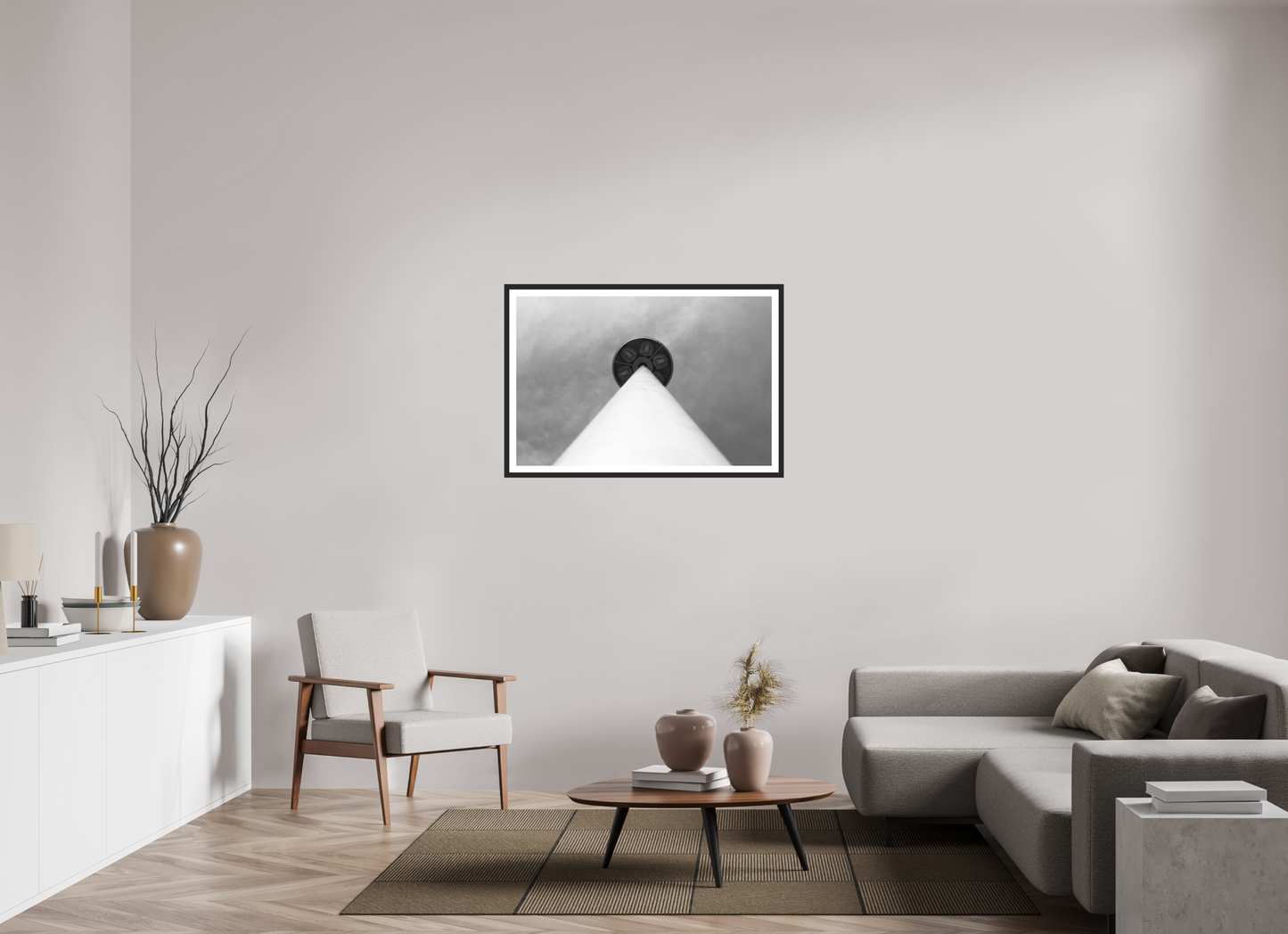 Nail - Abstrakte Schwarzweiß-Fotografie, Naheinstellung - Hochwertiger Abzug in Galeriequalität