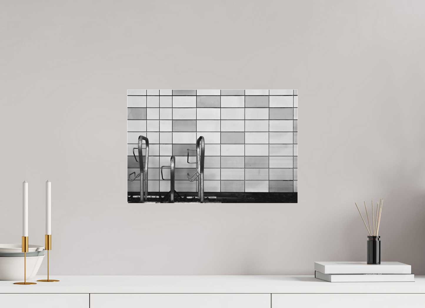 Trident - Schwarzweiß-Fotografie - Hochwertiger Abzug in Galeriequalität