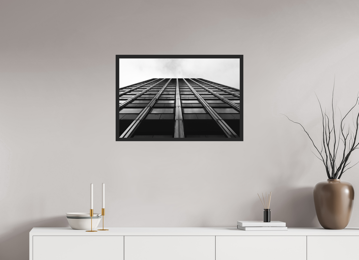 Grid IV - Schwarzweiß-Architekturfotografie - Hochwertiger Abzug in Galeriequalität