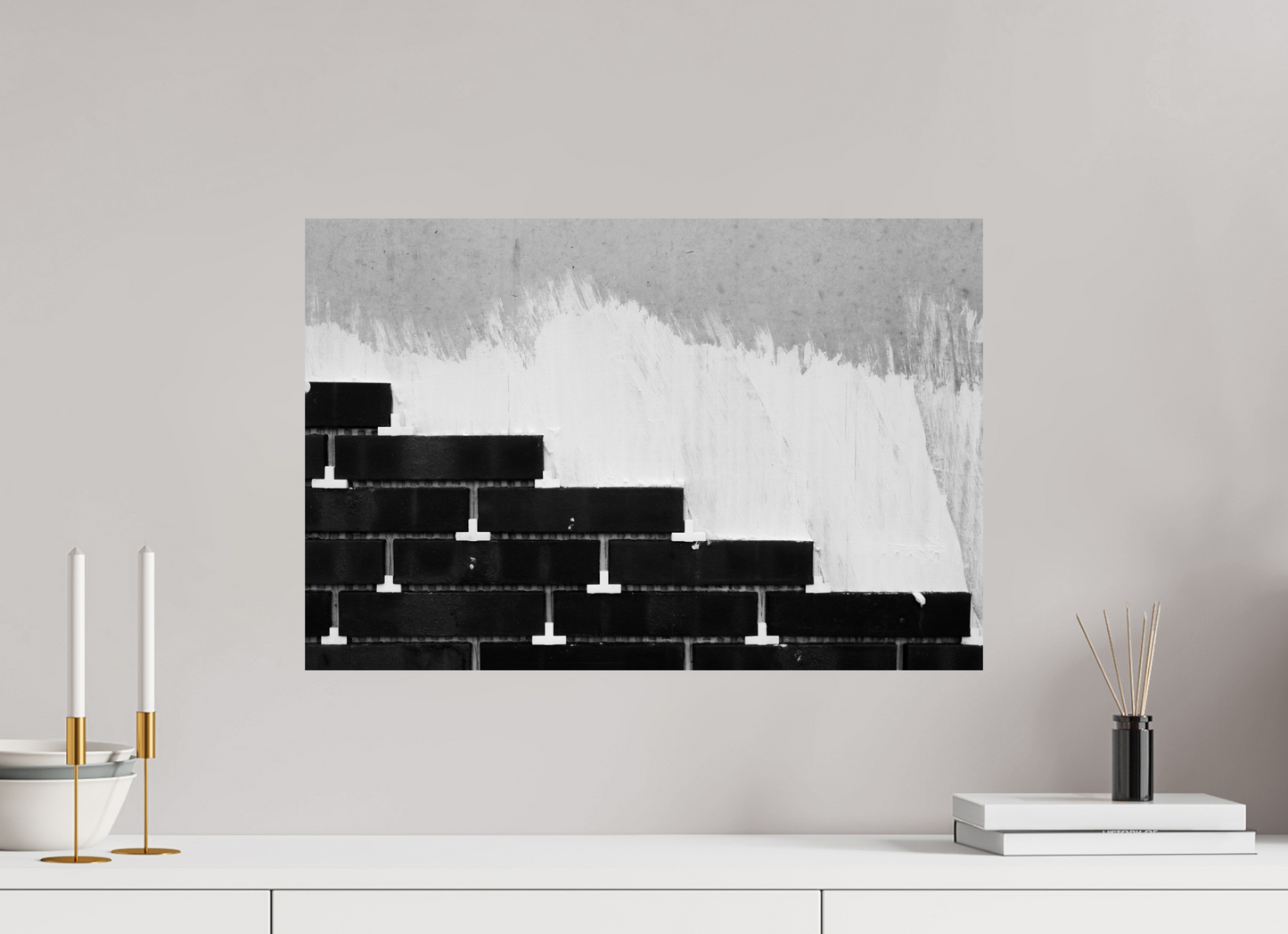 Steps - Abstrakte Schwarzweiß-Fotografie, Naheinstellung - Hochwertiger Abzug in Galeriequalität