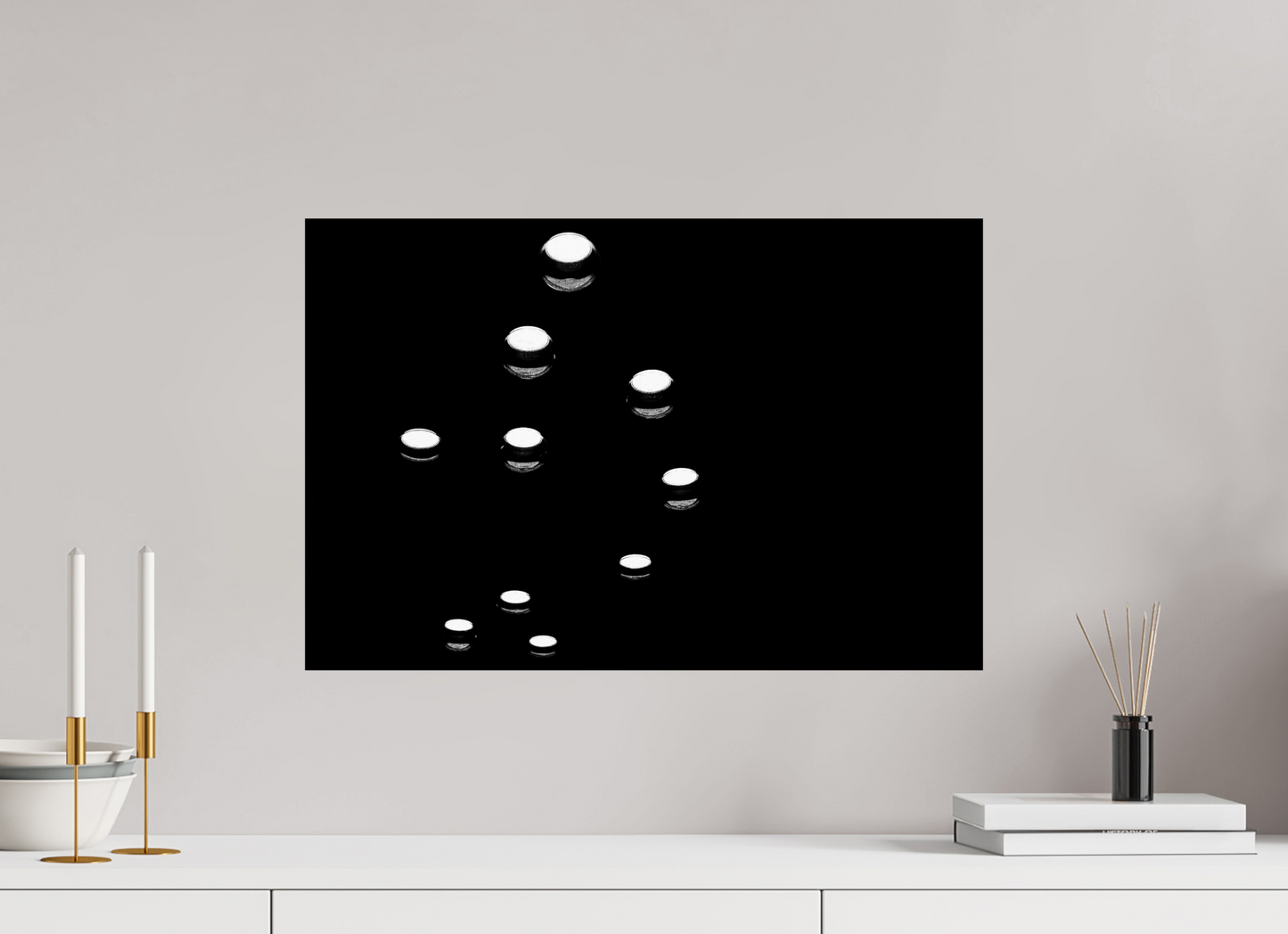Fleet - Abstrakte Schwarzweiß-Fotografie - Hochwertiger Abzug in Galeriequalität