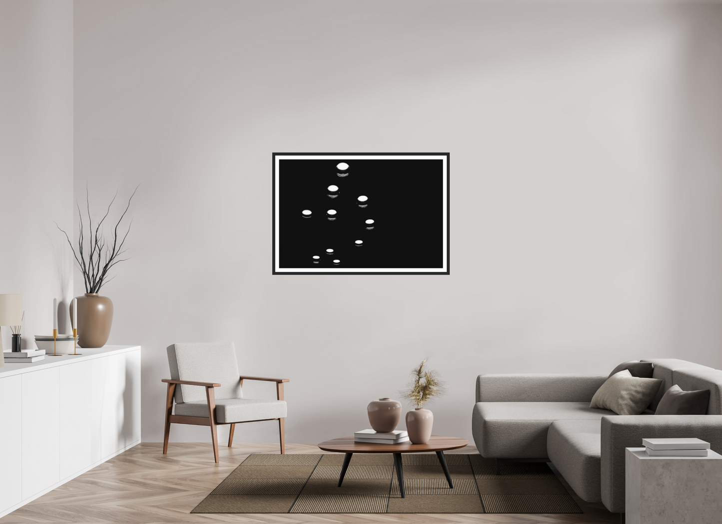 Fleet - Abstrakte Schwarzweiß-Fotografie - Hochwertiger Abzug in Galeriequalität