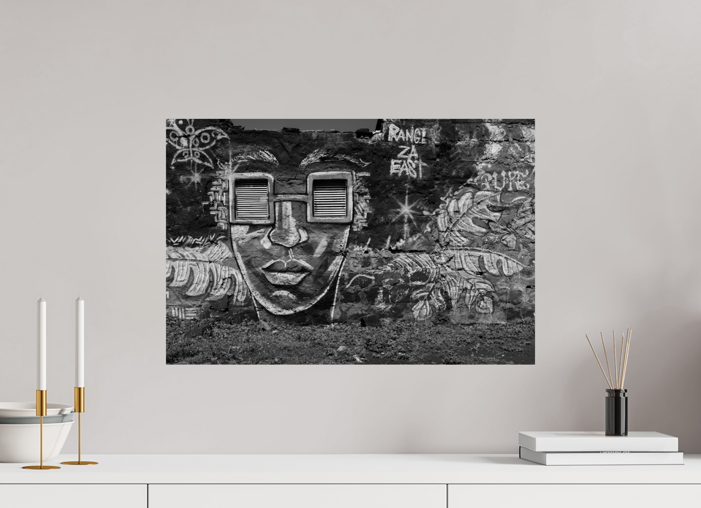 60 x 40 cm, Baryta Photo Print Shades - Schwarzweiß-Fotokunst - Hochwertiger Abzug in Galeriequalität