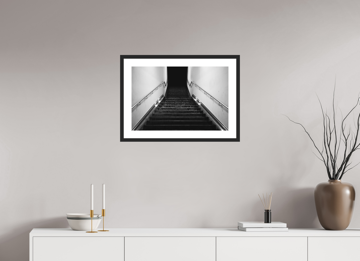 Abyss - Schwarzweiß-Nachtfotografie - Hochwertiger Abzug in Galeriequalität