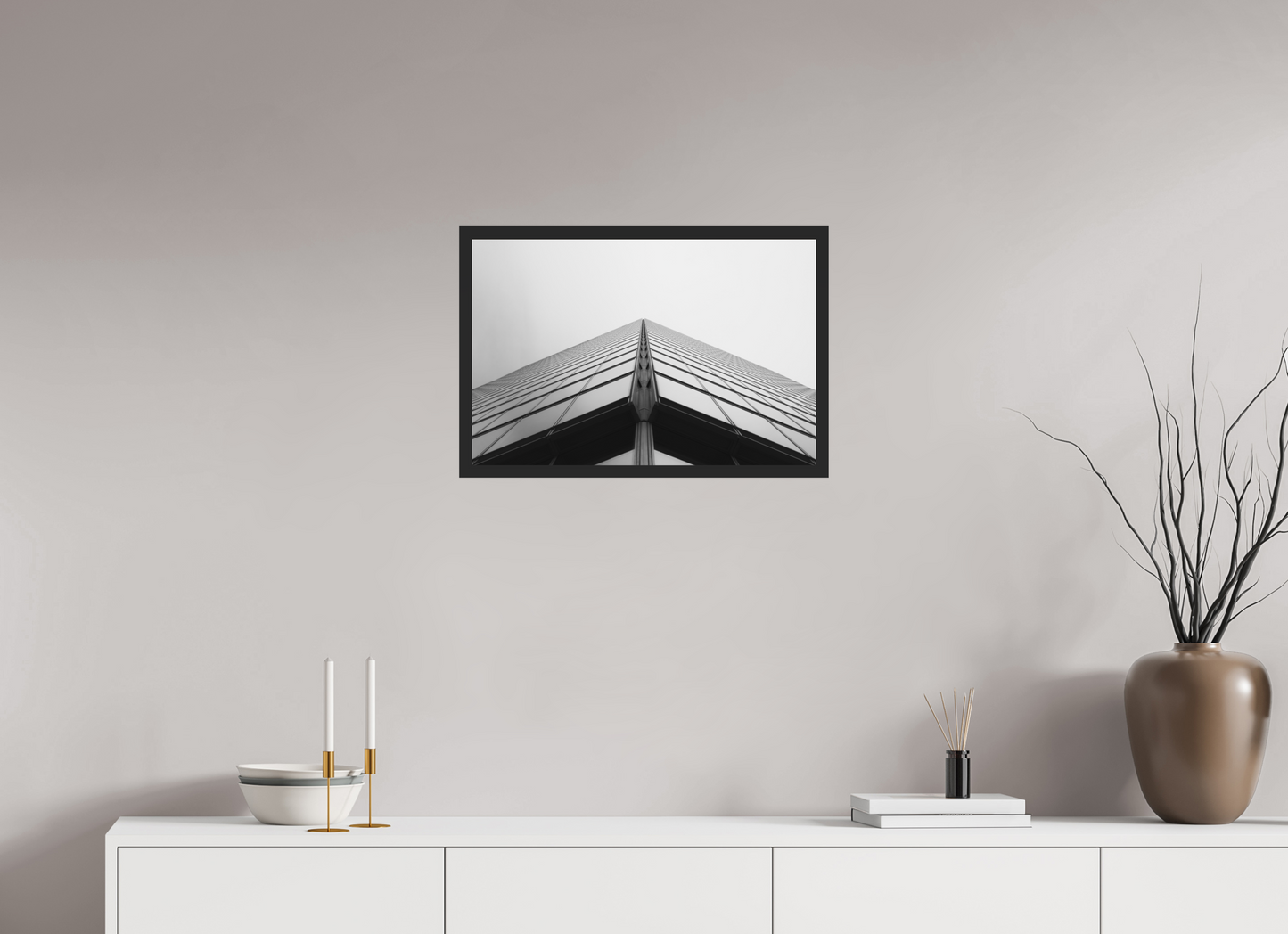 Peak - Schwarzweiß-Architekturfotografie - Hochwertiger Abzug in Galeriequalität