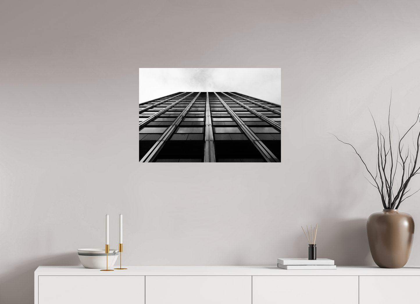 Grid IV - Schwarzweiß-Architekturfotografie - Hochwertiger Abzug in Galeriequalität