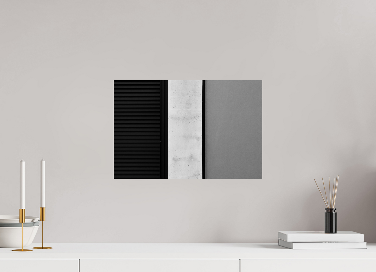 45 x 30 cm, Ilford Photo Print Palette - Abstrakte Schwarzweiß-Fotografie - Hochwertiger Abzug in Galeriequalität