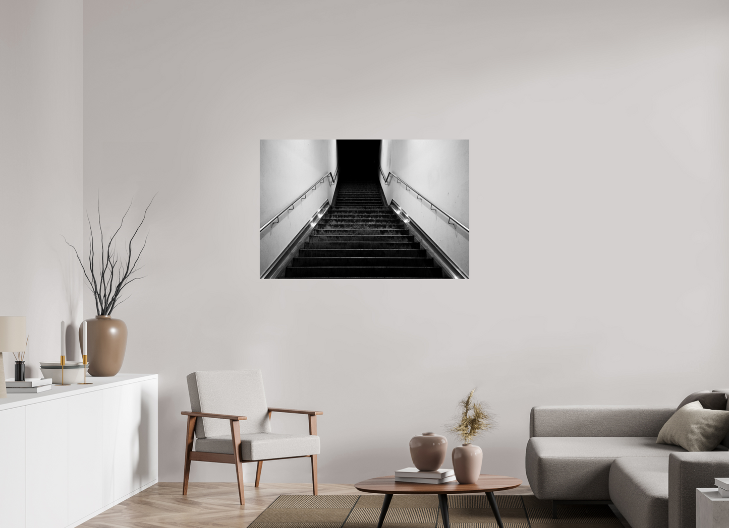 Abyss - Schwarzweiß-Nachtfotografie - Hochwertiger Abzug in Galeriequalität