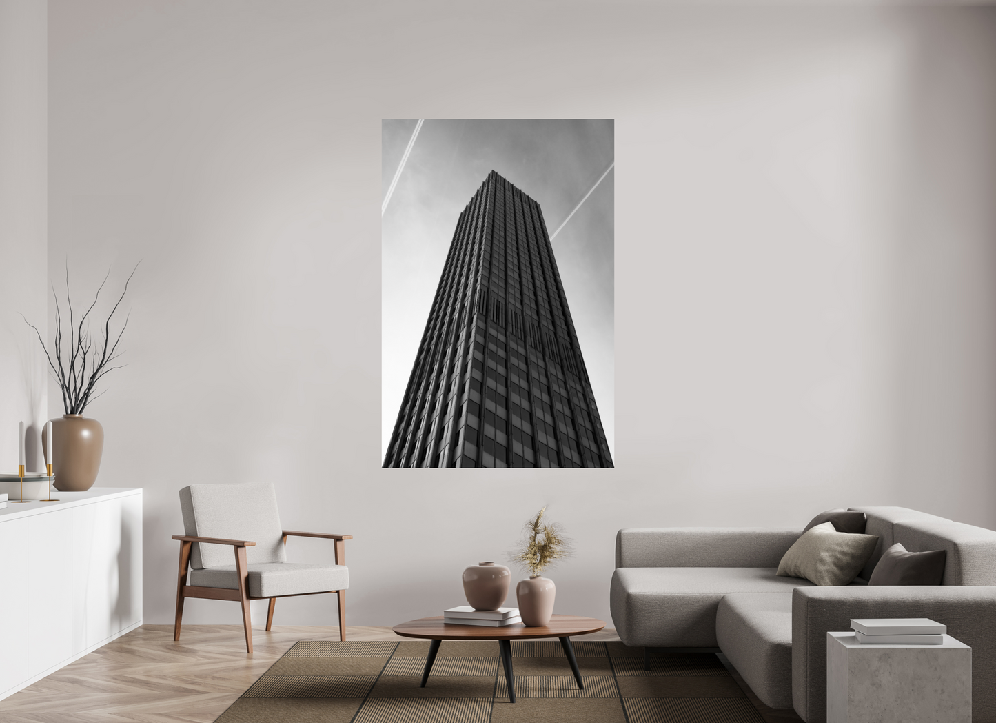 Escort - Schwarzweiß-Architekturotografie - Hochwertiger Abzug in Galeriequalität