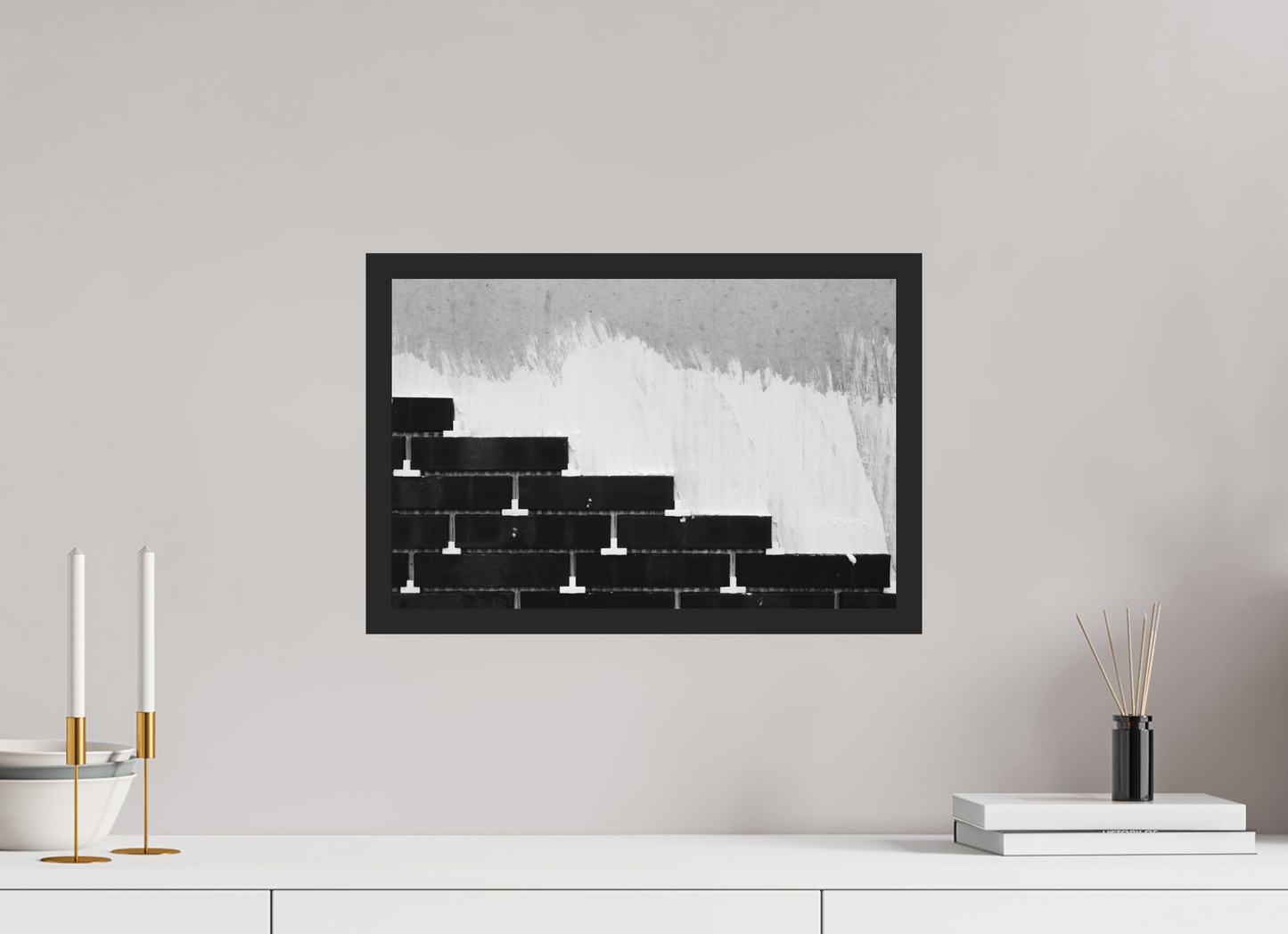 Steps - Abstrakte Schwarzweiß-Fotografie, Naheinstellung - Hochwertiger Abzug in Galeriequalität