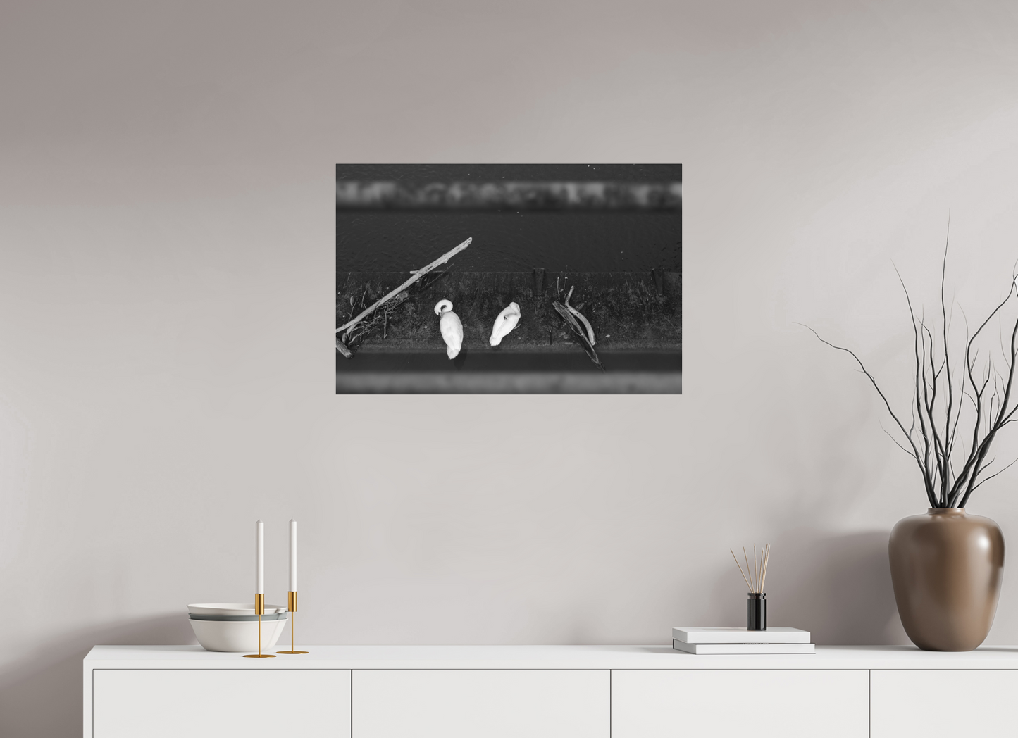 75 x 50 cm, Ilford on Aluminium behind Acrylic Glass Bond - Schwarzweiß-Fotografie - Hochwertiger Abzug in Galeriequalität