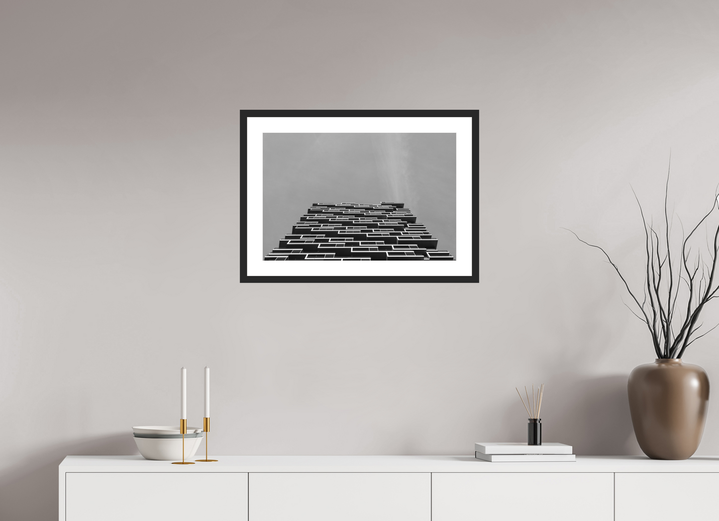 Maze - Schwarzweiß-Architekturfotografie - Hochwertiger Abzug in Galeriequalität