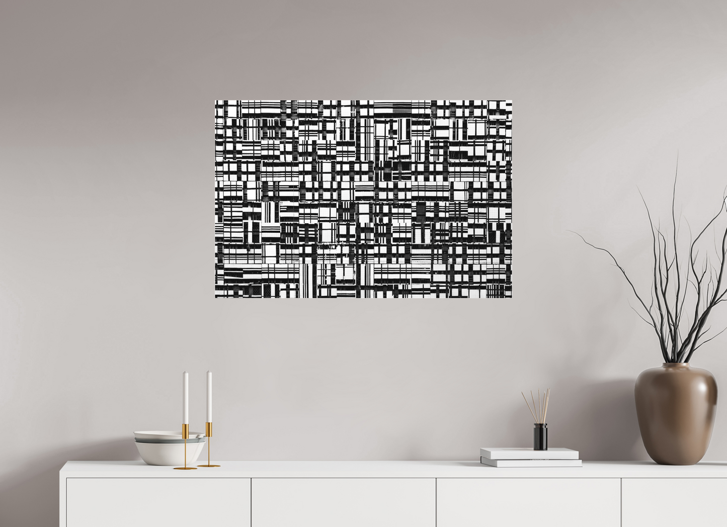 Chaos - Abstrakte Schwarzweiß-Fotografie - Hochwertiger Abzug in Galeriequalität