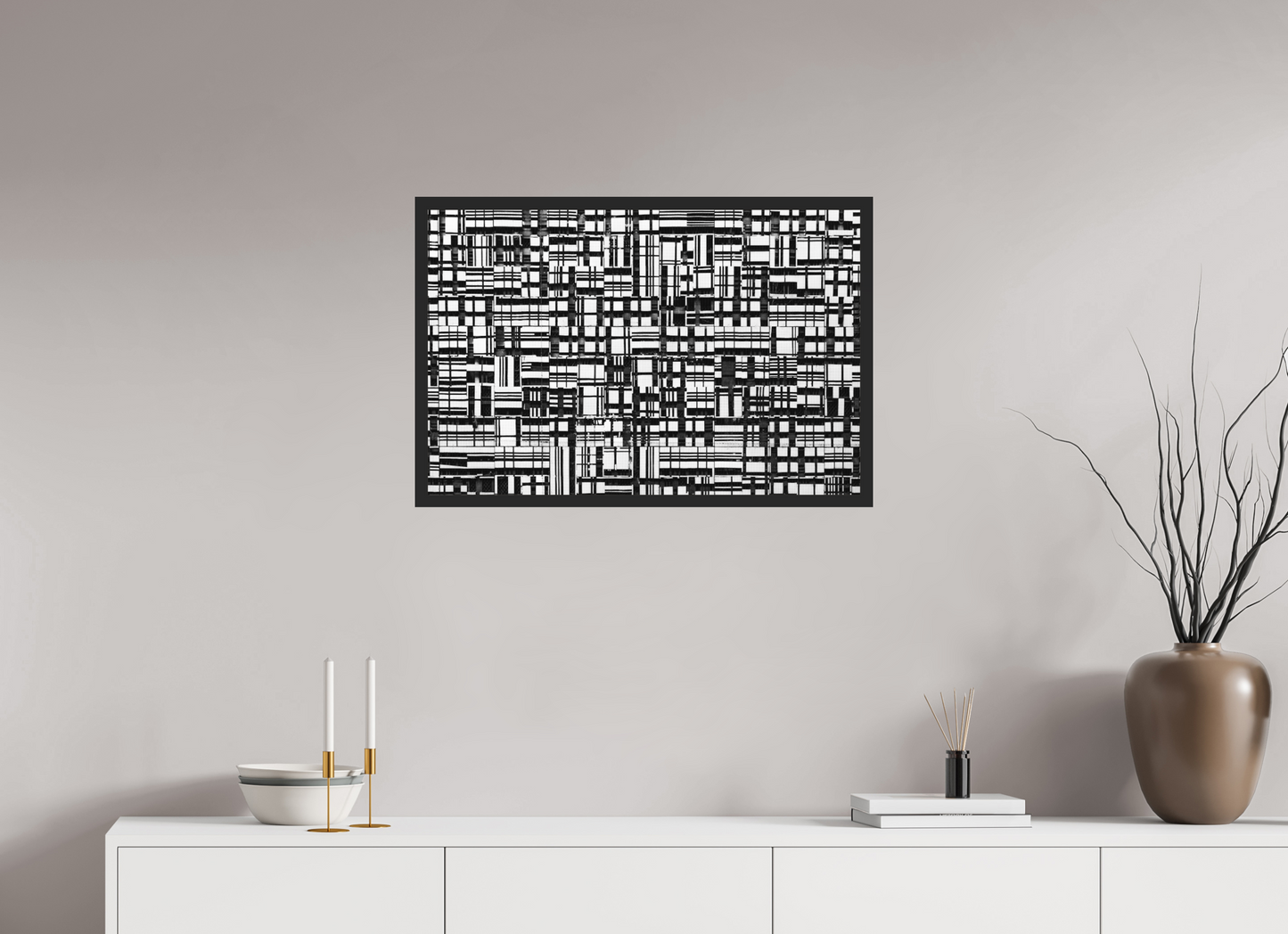 Chaos - Abstrakte Schwarzweiß-Fotografie - Hochwertiger Abzug in Galeriequalität