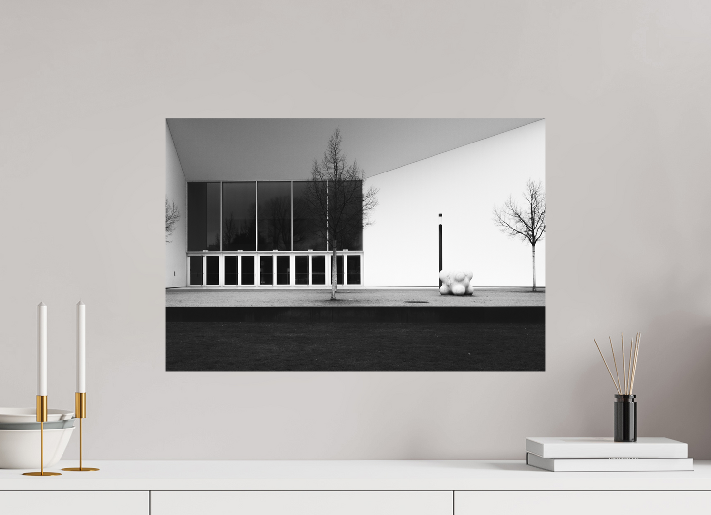 Vanishing - Schwarzweiß-Architekturfotografie - Hochwertiger Abzug in Galeriequalität