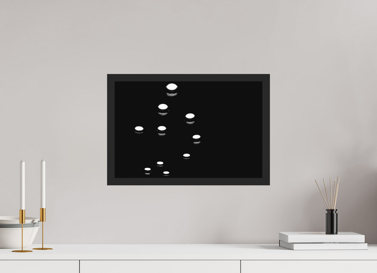 Fleet - Abstrakte Schwarzweiß-Fotografie - Hochwertiger Abzug in Galeriequalität
