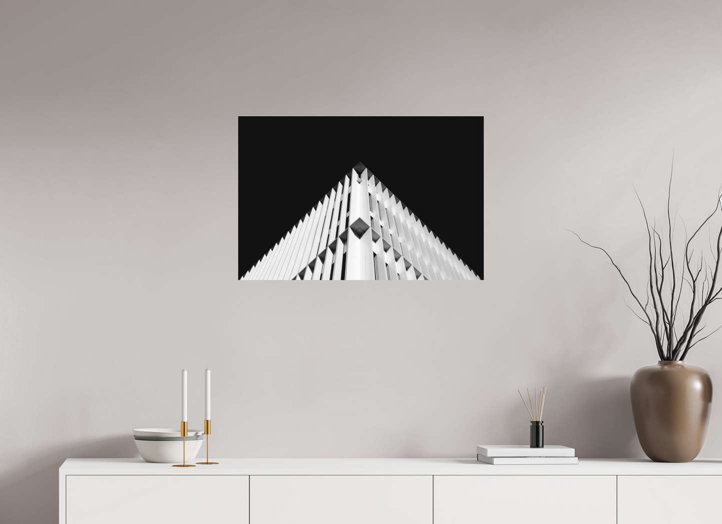 Radiator - Schwarzweiß-Architekturfotografie - Hochwertiger Abzug in Galeriequalität