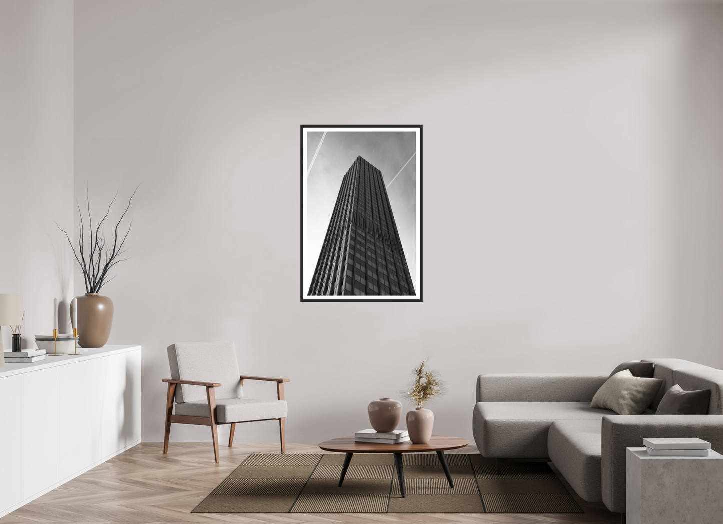 Escort - Schwarzweiß-Architekturotografie - Hochwertiger Abzug in Galeriequalität